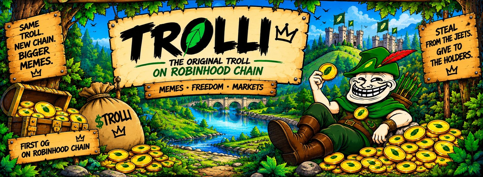 TROLLI — The Original Troll on Robinhood Chain